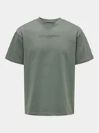 Koszulki męskie - Only & Sons T-Shirt 22028766 Zielony Relaxed Fit - miniaturka - grafika 1