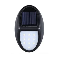 Lampy ogrodowe - Lampy solarne zewnętrzne, 10 lamp solarnych LED, czujniki zmierzchu i świtu, lampy ścienne LED na taras, do ogrodu, na patio, na schody - miniaturka - grafika 1