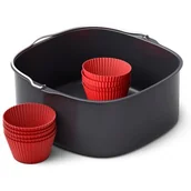 Akcesoria i części AGD - Zestaw do wypieków PHILIPS HD9957/00 do Airfryer Ovi Smart XXL - miniaturka - grafika 1