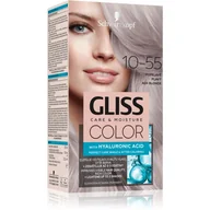 Farby do włosów i szampony koloryzujące - Schwarzkopf Gliss Color farba 10-55 Popielaty - miniaturka - grafika 1