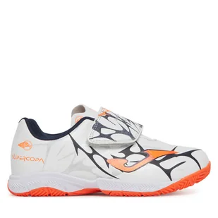 Buty do piłki nożnej Joma Super Copa Jr 2502 SCJS2502INV Biały - Piłka nożna - miniaturka - grafika 1