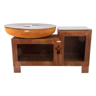 Grille - Grill na węgiel drzewny ø 102 cm Vulcano L − Remundi - miniaturka - grafika 1