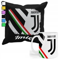 Gadżety dla niej i dla niego - ZESTAW KUBEK + PODUSZKA Z POSZEWKĄ- PREZENT DLA FANATYKA JUVENTUS + IMIĘ - miniaturka - grafika 1