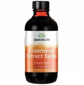 Suplementy diety - Elderberry Extract Syrup - Syrop z czarnego bzu (118 ml) - miniaturka - grafika 1
