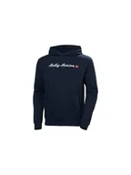 Bluzy męskie - Bluza męska HELLY HANSEN CORE GRAPHIC SWEAT H granatowa M - miniaturka - grafika 1
