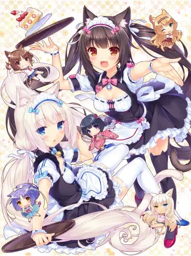 Plakat Anime Manga Nekopara np_076 A1+ (custom)