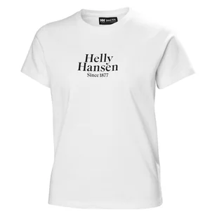 Damska Koszulka z krótkim rękawem HELLY HANSEN W CORE GRAPHIC T-SHIRT 54080_001 – Biały - Koszulki i topy damskie - miniaturka - grafika 1