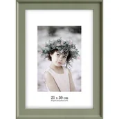 Ramki na zdjęcia - Ramka do zdjęć MALAGA 21 x 30 cm zielony - miniaturka - grafika 1