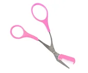 Akcesoria i kosmetyki do stylizacji brwi - Deni Carte Nożyczki Do Brwi Stylizacji Regulacji Z Grzebykiem - miniaturka - grafika 1