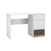Biurka - Biurko komputerowe TORINO 08 Biały, grafit, dąb castello - miniaturka - grafika 1
