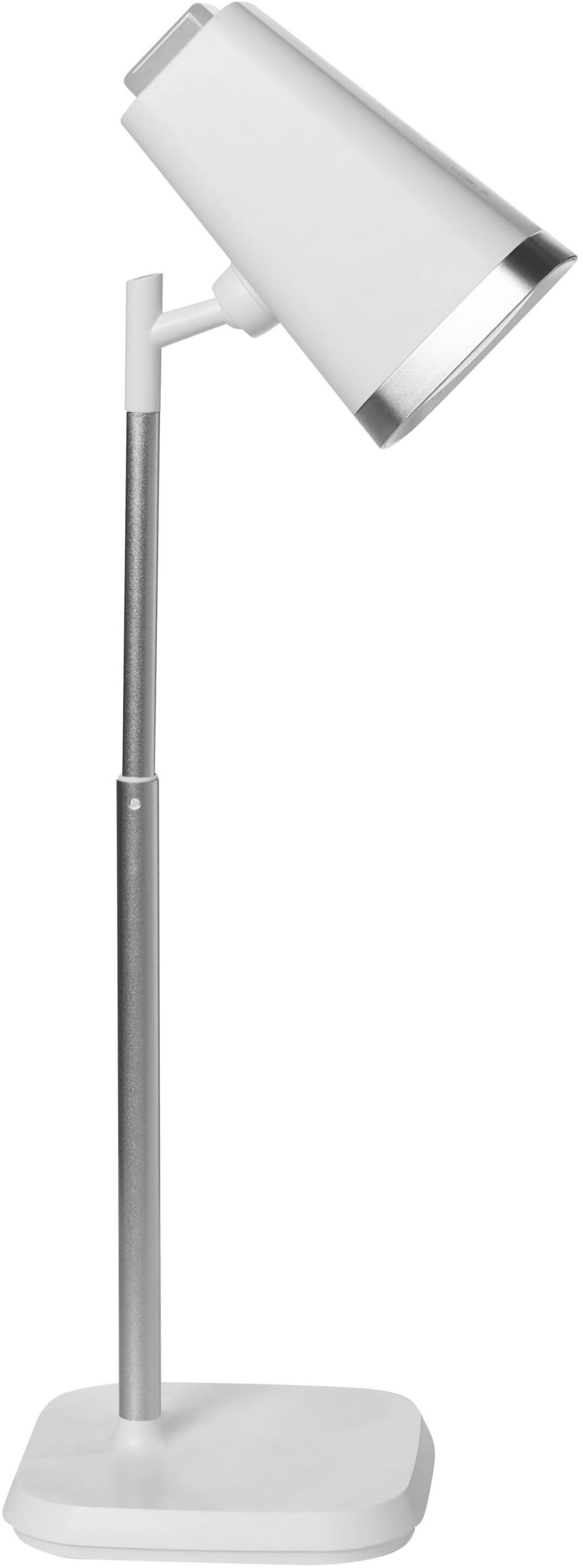 Lampka biurkowa Beliani Lampa biurkowa LED MUSCA Ze ściemniaczem Biały
