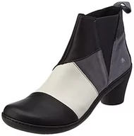 Botki damskie - art Damskie sztyblety 1453, wielokolorowa - Black Blue Fog - 42 EU - miniaturka - grafika 1