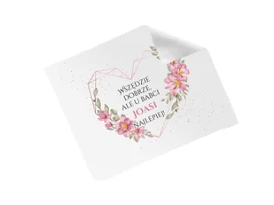 Ściereczka do okularów z imieniem na dzień babci - 1 szt. - Akcesoria do okularów - miniaturka - grafika 1