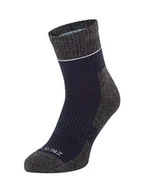 Skarpetki damskie - SEALSKINZ Bircham wodoodporne skarpety do kostek Morston-Solo Quickdry na każdą pogodę, granatowy/szary Marl/kremowy, L, Granatowy/Szary Marl/Kremowy, Large - miniaturka - grafika 1