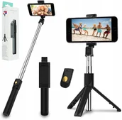 Selfie stick - KIJEK DO SELFIE TRIPOD STATYW PILOT BLUETOOTH - miniaturka - grafika 1