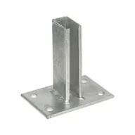 Akcesoria do bram - Podstawa do słupka 40x60 mm - miniaturka - grafika 1