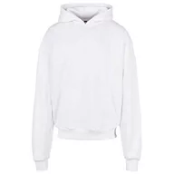 Bluzy męskie - Build Your Brand Męska bluza z kapturem Ultra Heavy Cotton Box Hoody, męska bluza z kapturem, dostępna w wielu różnych kolorach, rozmiary od XS do 5XL, biały, XS - miniaturka - grafika 1
