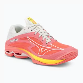 Buty sportowe damskie - Buty do siatkówki damskie Mizuno Wave Lightning Z7 candycoral/black/ bolt2neon - grafika 1