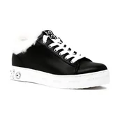 Trampki damskie - Guess Trampki RIVET5 z dodatkiem skóry - miniaturka - grafika 1