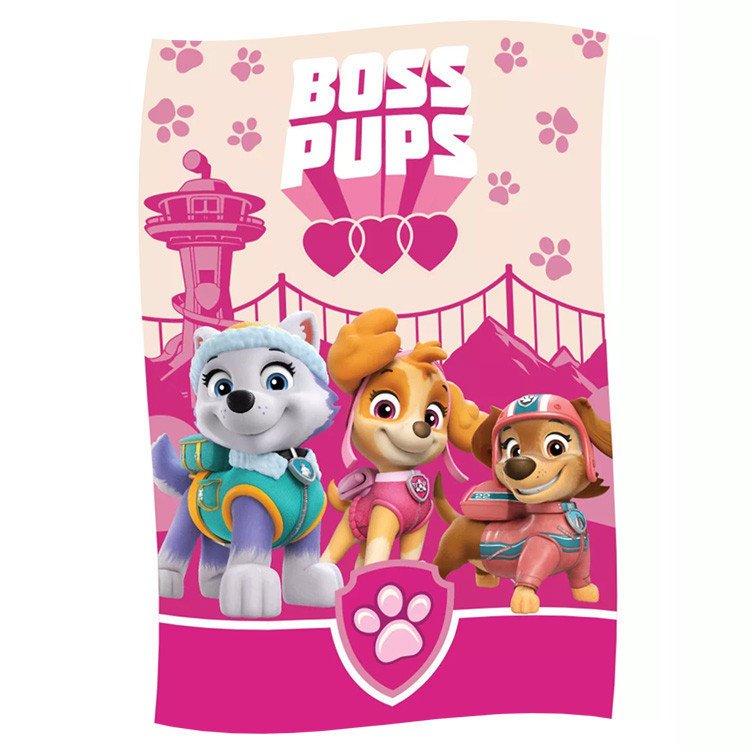 Koc polarowy Psi Patrol: Skye, Everest i Liberty (350205)