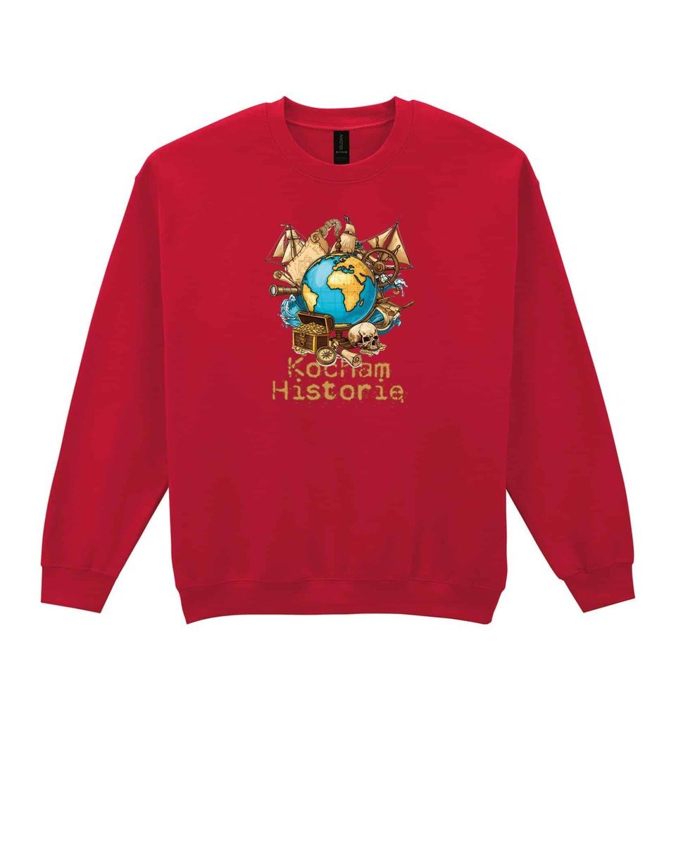 Bluza bez kaptura Dzień Nauczyciela Historia Prezent Wiśniowy M