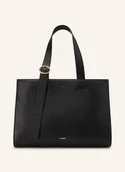 Torebki damskie - Jil Sander Torba Na Zakupy Cannolo schwarz - miniaturka - grafika 1