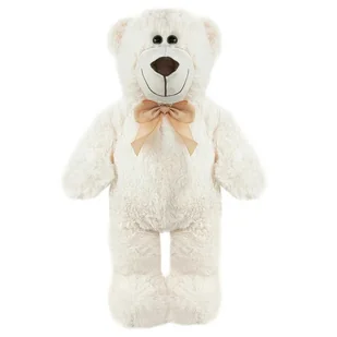 SMIKI Miś Pluszowy Pluszak Maskotka Przytulanka Kremowa 28cm - Maskotki i pluszaki - miniaturka - grafika 1