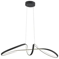 Lampy sufitowe - Weva - lampa wisząca LED czarny mat 343501-30 - miniaturka - grafika 1