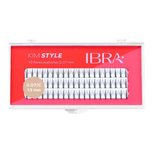 IBRA Makeup Zestaw Kępek Kim Style C 0,07-13mm - Sztuczne rzęsy i akcesoria - miniaturka - grafika 1