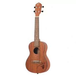 Ortega RU5 ukulele sopranowe z pokrywą, płyta wierzchnia: świerk, tył i boki: drewno sapeli, satynowe wykończenie, kolor: brązowy RU5MM - Inne instrumenty muzyczne - miniaturka - grafika 1