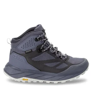 Trekkingi Jack Wolfskin Terraventure Texapore Mid W 4049991 Szary - Buty trekkingowe damskie - miniaturka - grafika 1