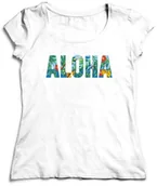 Gadżety dla niej i dla niego - Koszulka damska - ALOHA - Lato Wakacje - miniaturka - grafika 1