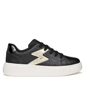 Buty dla dziewczynek - Sneakersy Geox J Mikiroshi J45DVA 054AJ C9258 D Czarny - miniaturka - grafika 1