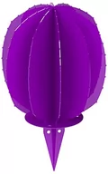 Sztuczne kwiaty - Bourguignon CAC03BOU092VLET Kaktus kula dekoracyjna 9,2 cm, fioletowa - miniaturka - grafika 1