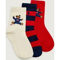 Skarpetki dla dzieci - POLO RALPH LAUREN Skarpety 3-pack SITTING BEAR - miniaturka - grafika 1