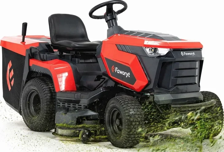Traktorek Ogrodowy Spalinowy Z Koszem Faworyt 586cm³ 17km 2 Cylindry 102cm