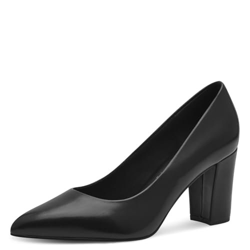 Marco Tozzi Damskie czółenka 2-22421-42, Black Nappa, 39 EU, Czarna papka, 39 eu