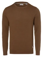 Swetry męskie - Jack & Jones Sweter męski Mężczyźni Bawełna brązowy wzorzysty, XL - miniaturka - grafika 1