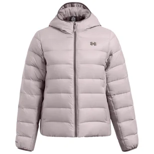 Kurtka damska Under Armour Legend Down Hooded Jacket Rozmiar: XS / Kolor: beżowy - Kurtki i kamizelki sportowe damskie - miniaturka - grafika 1