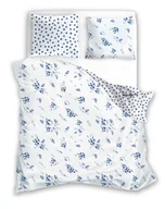 Pościel - Faro Pościel satyna bawełniana premium 160x200+2x70x80 Milagro Verde 012 Błękitne zauroczenie - miniaturka - grafika 1