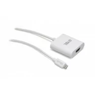 Kable komputerowe i do monitorów - G&BL G&BL Adapter USB C męski/HDMI żeński biały 0.2m blister 3805 - miniaturka - grafika 1