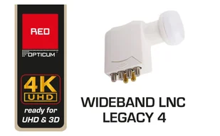LNB Opticum RED WideBand + 4x legacy - Konwertery satelitarne - miniaturka - grafika 5