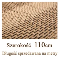 Parawany - Mata,osłona balkonowa z technorattanu, kolor słomkowy, szerokość 1,10 m - miniaturka - grafika 1