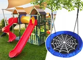Place zabaw - HS1 HUŚTAWKA HAMAK BOCIANIE GNIAZDO SPIDER 100CM - miniaturka - grafika 1