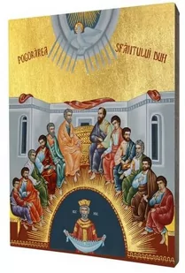 Ikona religijna Zesłanie Ducha Świętego - Ikony i obrazy sakralne - miniaturka - grafika 1