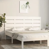 Inne meble do sypialni - vidaXL Wezgłowie łóżka, białe, 180x3x80 cm, lite drewno sosnowe - miniaturka - grafika 1