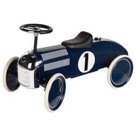 Jeździki dla dzieci - Goki jeździk - granatowa wyścigówka NAVY 14176G - miniaturka - grafika 1
