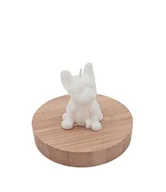 Świece - Sojowa świeczka zapachowa 6,1cm 38,9g Siedzący Pies Zapach Świąt - miniaturka - grafika 1