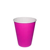 Naczynia i sztućce jednorazowe - Kubek papierowy 240ml różowy 50szt $ - miniaturka - grafika 1