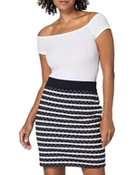 Spódnice - Tommy Hilfiger Damska spódnica w kratkę nad kolano, Med Gingham/pustyni niebo, Ecru Chk, 3XL - miniaturka - grafika 1